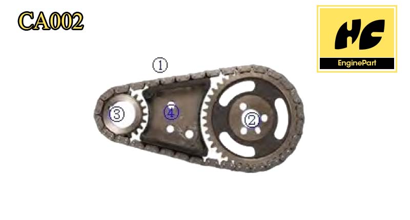 Cimarron 2.8-W(173) V6 85-88 Timing Chain Kit