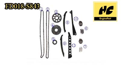 Ford 5.4-L,M,Z,3(330) V8 2001 Timing Chain Kit