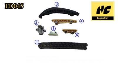 Ford Trans V.347 2.4 Timing Chain Kit