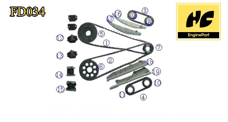 Ford 4.6L Timing Chain Kit