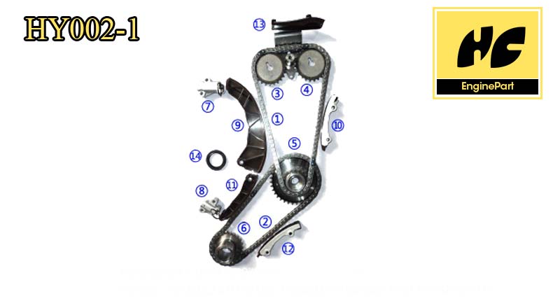 Hyundai I20 Timing Chain Kit