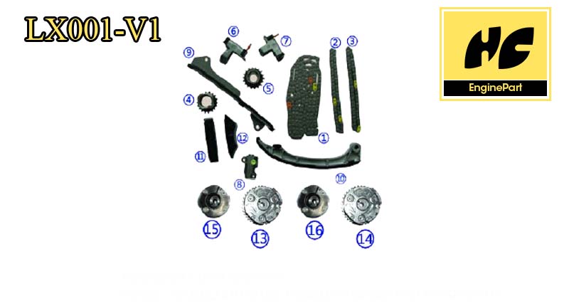 2Gr-Fe Timing Chain Kit