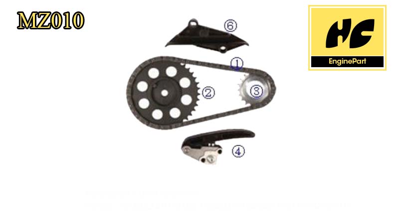 Mazda 4.0(244) Timing Chain Kit