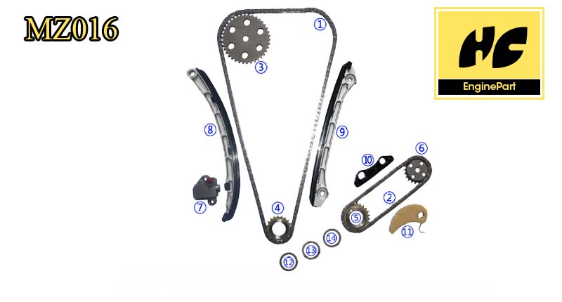 Mazda 3 2014 Timing Chain Kit