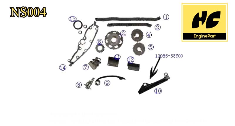 Pulsar Timing Chain Kit