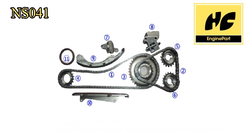 Nissan D22 Lpd22 1999 Timing Chain Kit