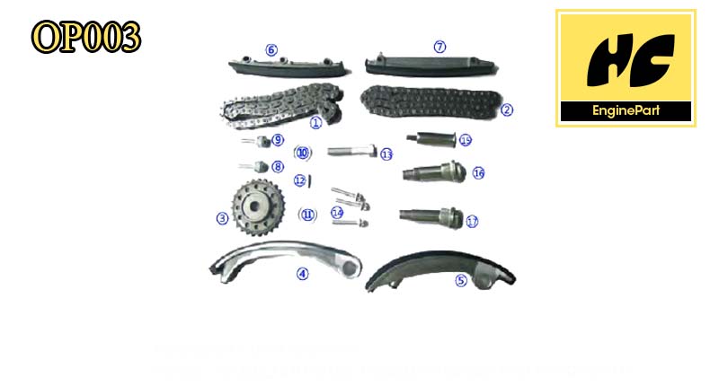 Opel Agila Timing Chain Kit