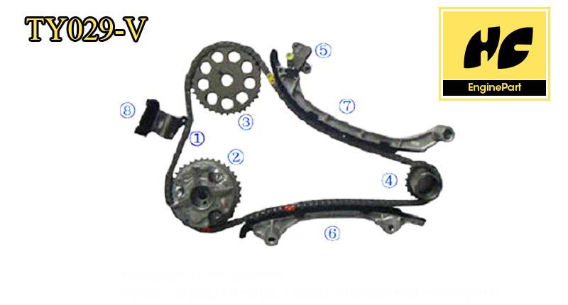 Toyota 1TRFE Timing Chain Kit