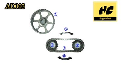 volkswagen passat Timing chain kit