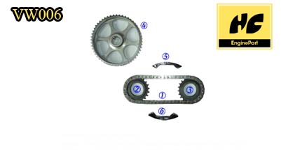 Vw Bora Timing Chain Kit